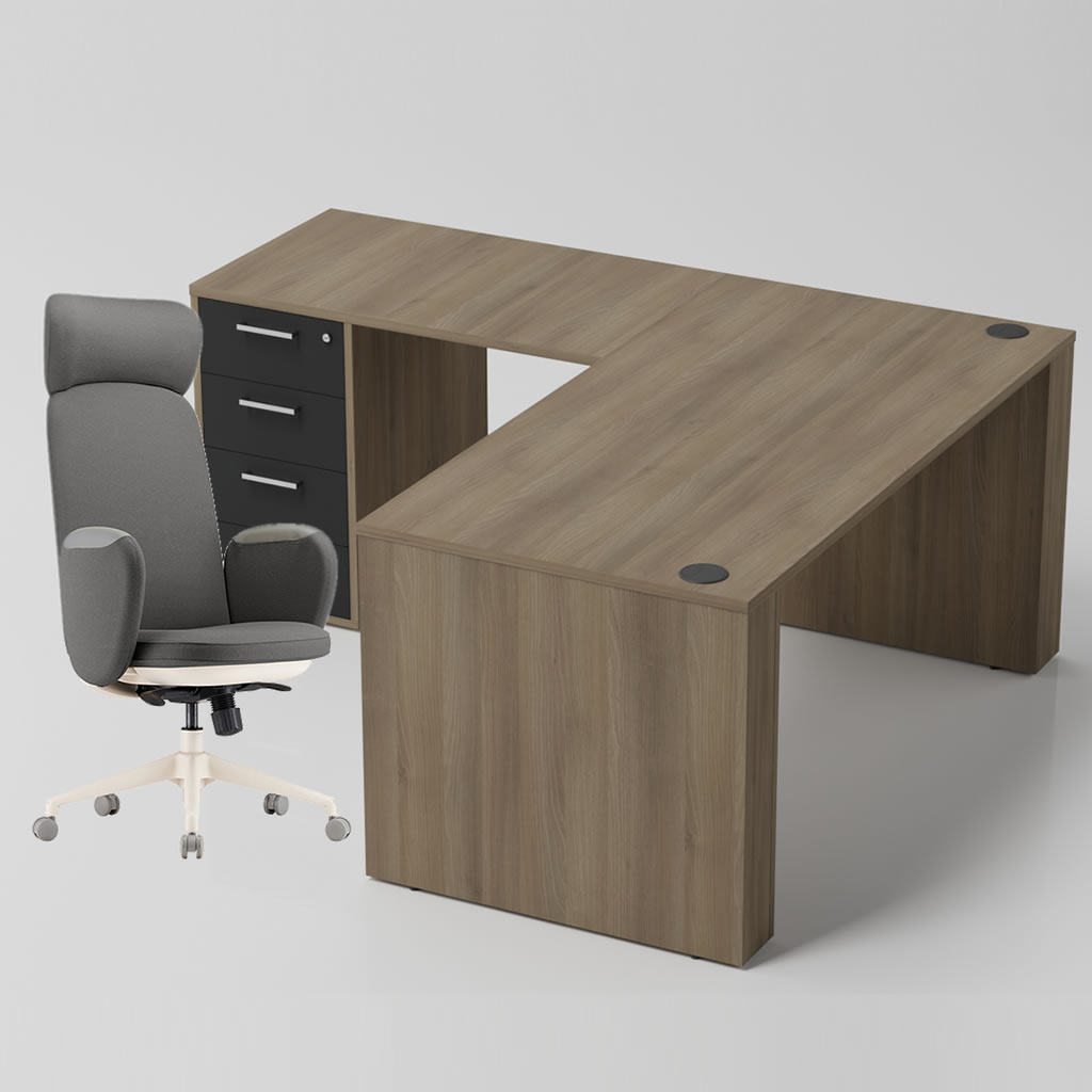 Secret�ria Master com M�dulo de 4 Gavetas